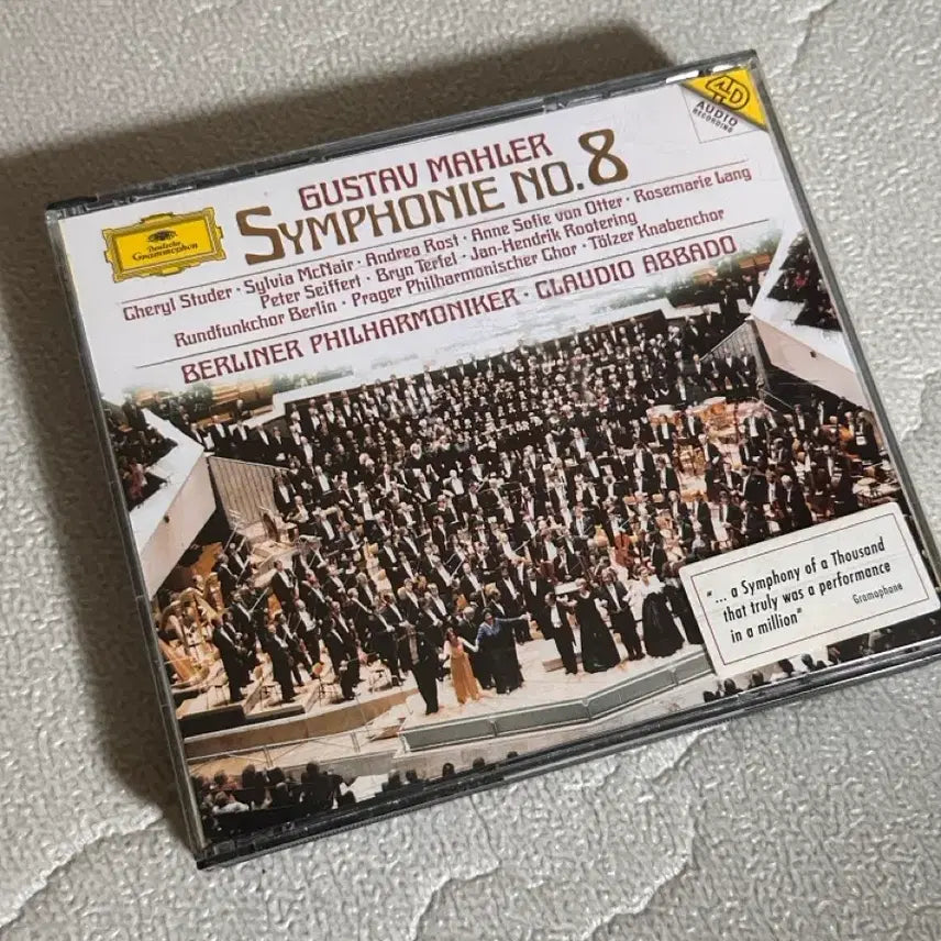 [BUNJANG] DG Claudio Abbado Berlin Philharmonic Mahler Symphony No. 8 2CD / DG 베를린 필 클라우디아 아바도 지휘 말러 교향곡 8번 2CD