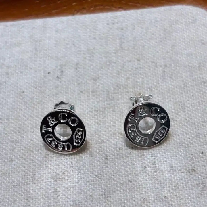 [BUNJANG] Tiffany &amp; Co. Round Circle Earrings Sterling Silver / Tiffany&amp;Co. 라운드 서클 귀걸이 SV925 실버