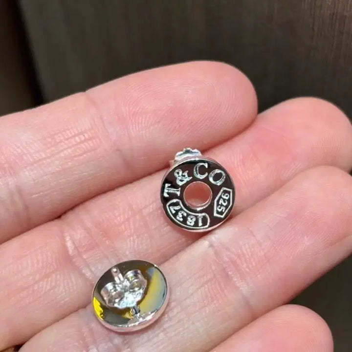 [BUNJANG] Tiffany &amp; Co. Round Circle Earrings Sterling Silver / Tiffany&amp;Co. 라운드 서클 귀걸이 SV925 실버