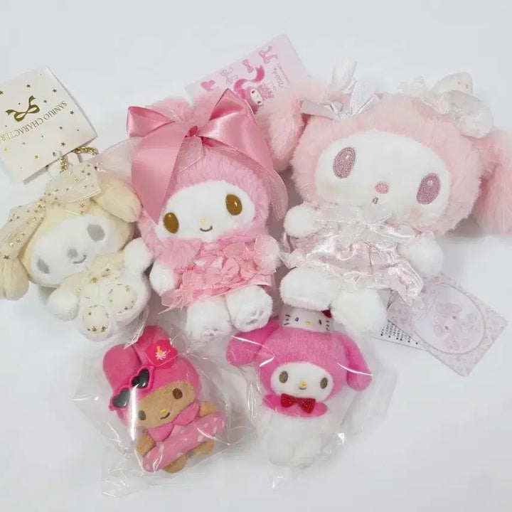 [BUNJANG] Sanrio My Melody Mascot Plush Bundle / 산리오 마이멜로디 마스코트,누이 인형 일괄