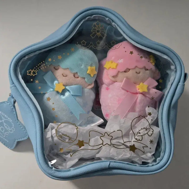 [BUNJANG] Kiki &amp; Lala 50th Anniversary Doll Pouch Set / (파우치,인형2개일괄) 키키라라 50주년 인형파우치 세트