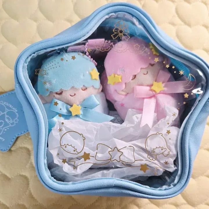 [BUNJANG] Kiki &amp; Lala 50th Anniversary Doll Pouch Set / (파우치,인형2개일괄) 키키라라 50주년 인형파우치 세트