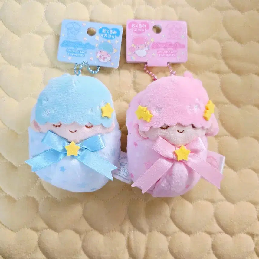 [BUNJANG] Kiki &amp; Lala 50th Anniversary Doll Pouch Set / (파우치,인형2개일괄) 키키라라 50주년 인형파우치 세트