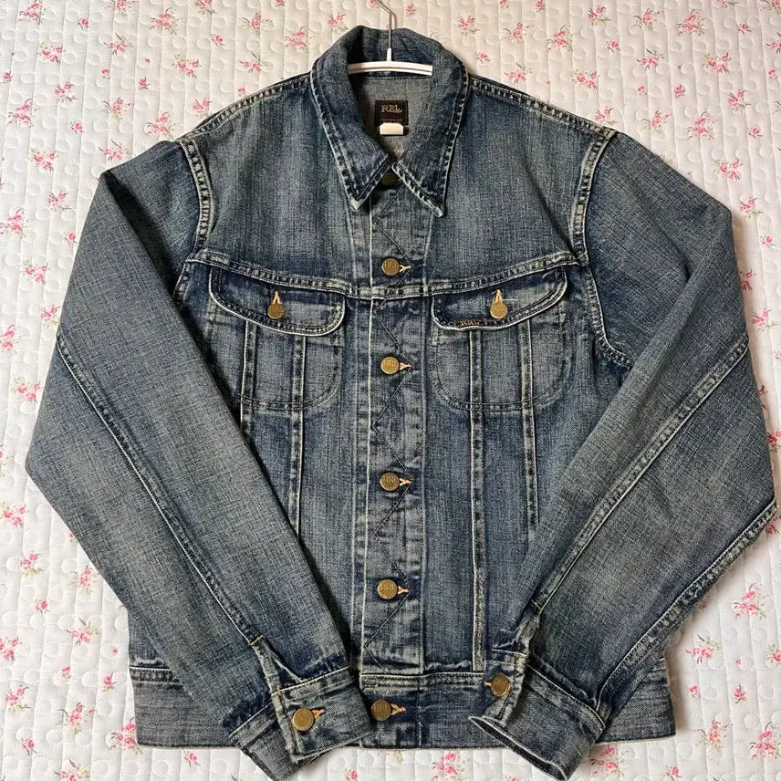 [BUNJANG] Polo Ralph Lauren RRL Trucker Denim Jacket (Size S) / 폴로 랄프 로렌 RRL 트러커 데님자켓(S)