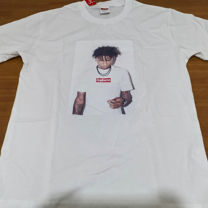 [BUNJANG] Supreme Short Sleeve T-Shirt White L / 슈프림 반팔티셔츠 화이트 L 사이즈