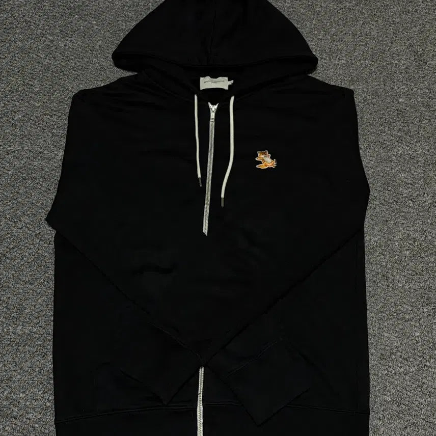 [BUNJANG] Maison Kitsuné Black Hooded Zip-Up Size 3 / 백화점판) 메종키츠네 후드집업 3사이즈