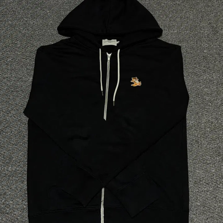 [BUNJANG] Maison Kitsuné Black Hooded Zip-Up Size 3 / 백화점판) 메종키츠네 후드집업 3사이즈