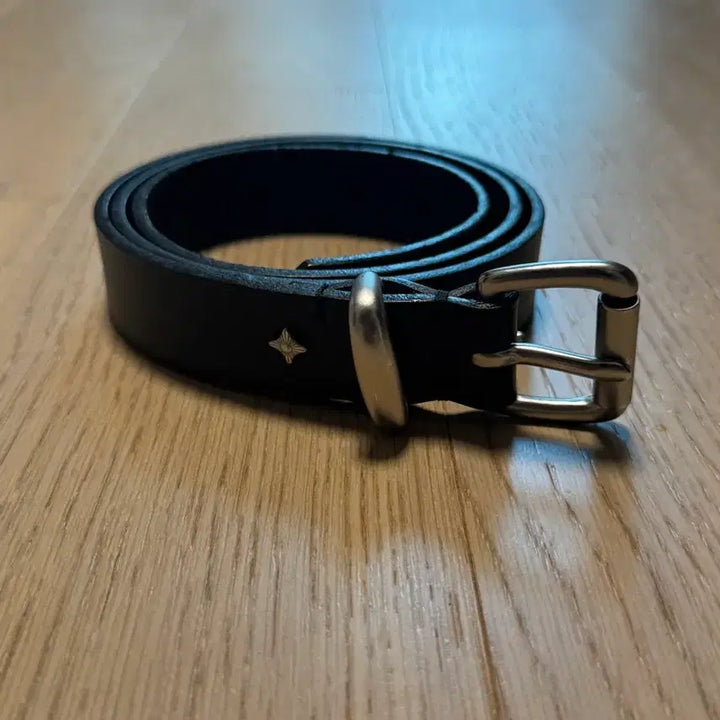 [BUNJANG] Bellie Italy Cowhide Leather Belt Black / 벨리에 이탈리아 소가죽 벨트 블랙
