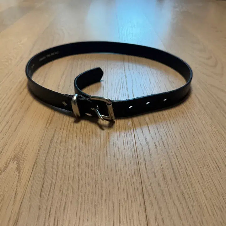 [BUNJANG] Bellie Italy Cowhide Leather Belt Black / 벨리에 이탈리아 소가죽 벨트 블랙