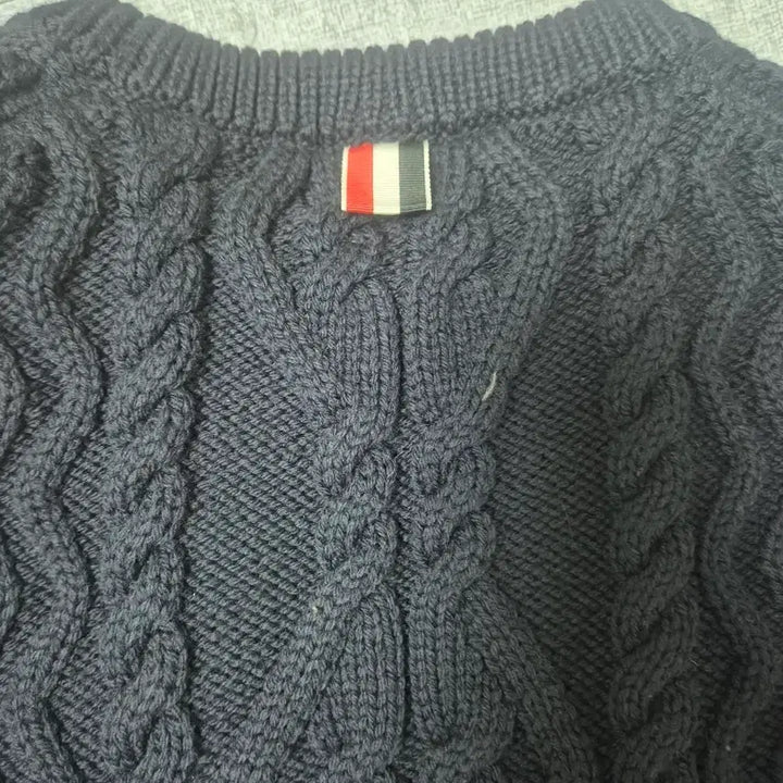 [BUNJANG] Thom Browne Aran Cable Knit Navy Size 2 / 톰브라운 아란케이블 니트