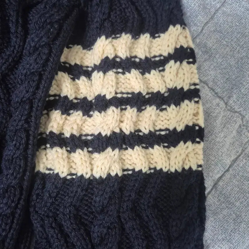 [BUNJANG] Thom Browne Aran Cable Knit Navy Size 2 / 톰브라운 아란케이블 니트
