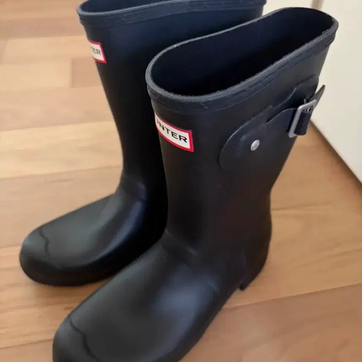 [BUNJANG] Hunter Original Short Rain Boots Black UK245 / 헌터 오리지널 레인부츠 블랙 245