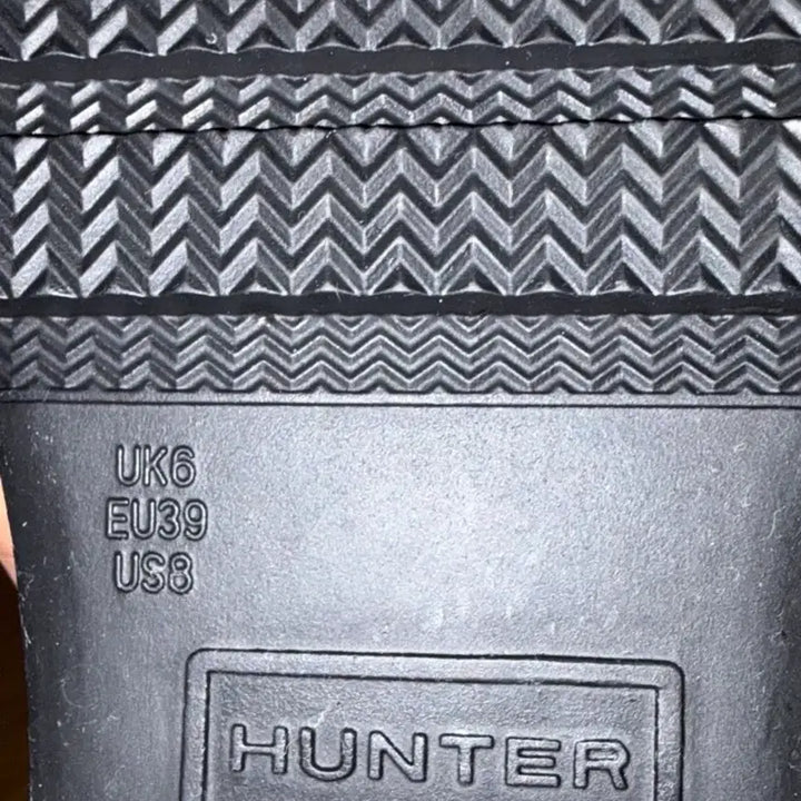 [BUNJANG] Hunter Original Short Rain Boots Black UK245 / 헌터 오리지널 레인부츠 블랙 245