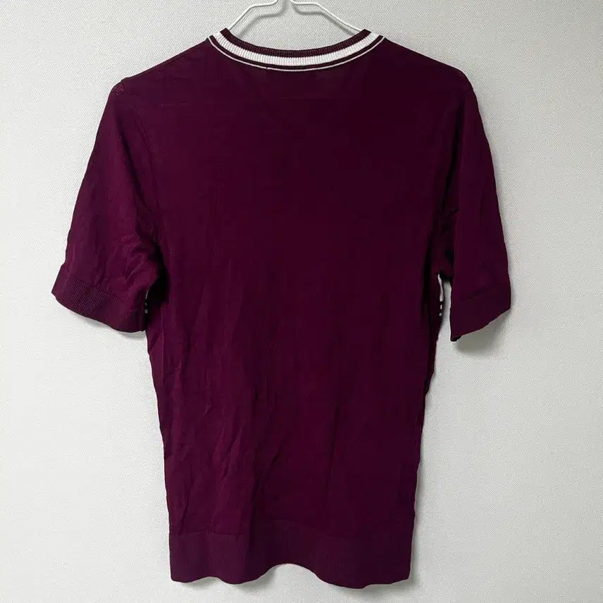 [BUNJANG] Beanpole Sport V-Neck Short Sleeve Knit 90 / 빈폴 스포츠 브이넥 반팔 니트 90