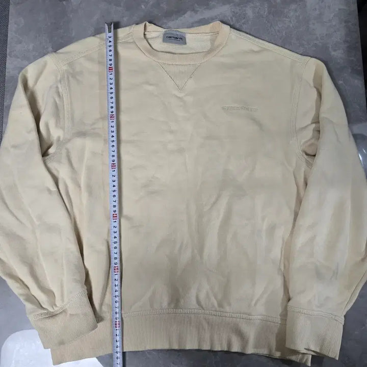 [BUNJANG] Carhartt Crewneck Sweatshirt Beige / 칼하트 맨투맨 베이지