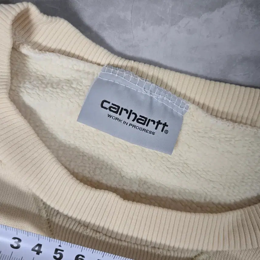 [BUNJANG] Carhartt Crewneck Sweatshirt Beige / 칼하트 맨투맨 베이지