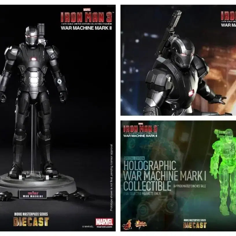 [BUNJANG] Hot Toys Iron Man 3 War Machine Mark II Diecast Special Edition Figure / 핫토이 아이언맨3 워머신 마크2 다이캐스트 (스페셜 에디션)