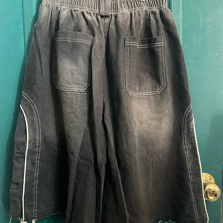 [BUNJANG] RSSC Washed Cargo Denim Bermuda Shorts / 알에스에스씨 워싱 카고 데님 버뮤다 팬츠