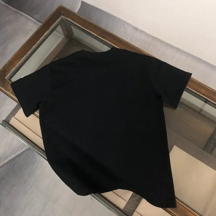 [BUNJANG] Moncler Logo Round Neck Short Sleeve T-Shirt / 몽클레어 로고 라운드넥 반팔 티셔츠 여름 카톤로고