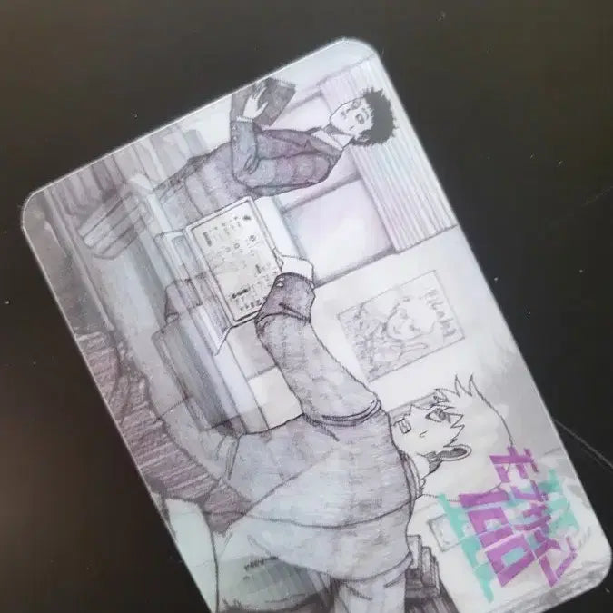 [BUNJANG] Mob Psycho 100 Lenticular Photocard - Reigen &amp; Serizawa / 모브사이코100 렌티큘러 포토카드 몹싸 레이겐 세리자와