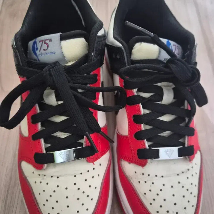 [BUNJANG] Nike x NBA Dunk Low Black Chili Red / 나이키 x NBA 덩크 로우 블랙 앤 칠리레드