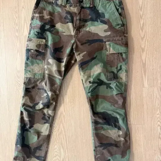 [BUNJANG] Polo Ralph Lauren Cargo Military Camo Pants / 폴로 랄프로렌 카고 밀리터리 카모팬츠