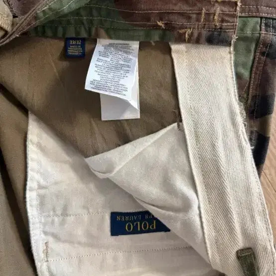 [BUNJANG] Polo Ralph Lauren Cargo Military Camo Pants / 폴로 랄프로렌 카고 밀리터리 카모팬츠