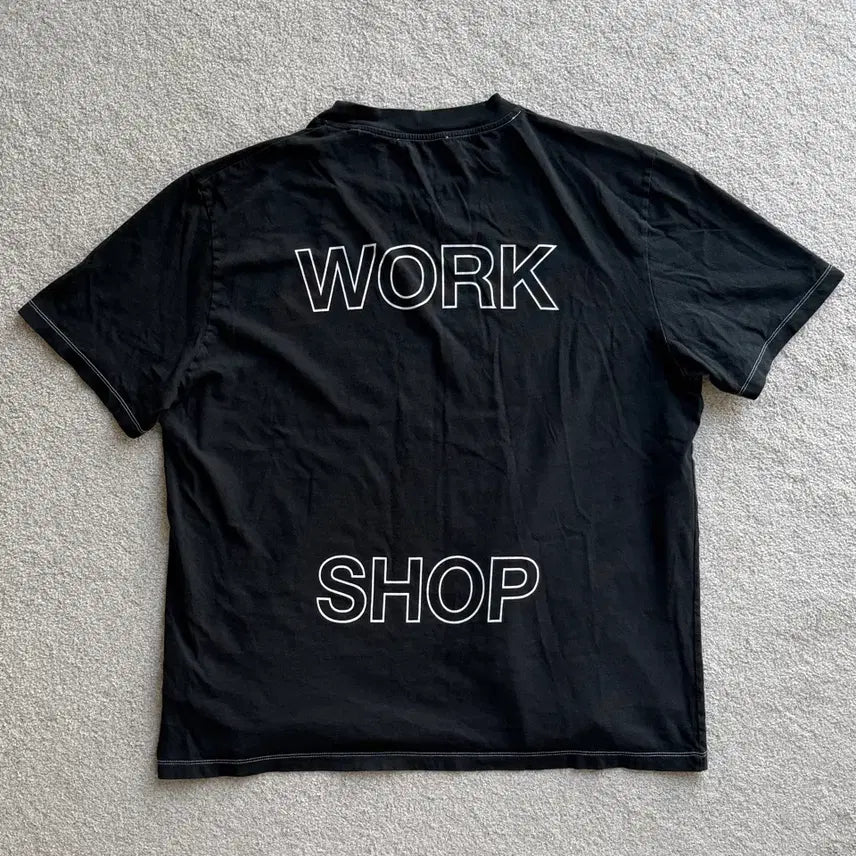 [BUNJANG] Our Legacy Workshop T-Shirt Black Size 50 / [50]아워레가시 워크샵 티셔츠