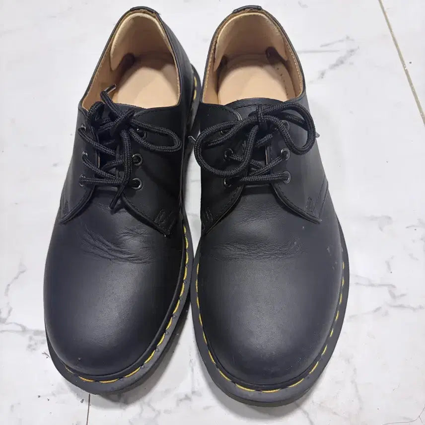 [BUNJANG] Dr. Martens 1461 3-Eye Black Nappa Leather Shoes / 닥터마틴 1461 3홀 블랙 나파