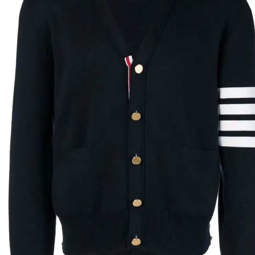 [BUNJANG] Thom Browne Milano Stitch Gold Button Navy Cardigan Size 3 / 정품)톰브라운 밀라노스티치 금장 네이비 가디건3