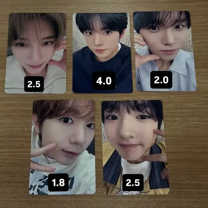 [BUNJANG] NCT WISH Sicheng Yushi Jaehee Ryo Saakuya Weverse Lucky Draw Photocard / 엔시티위시 이즈위 당첨자 한정 포카 시온 유우시 재희 료 사쿠야 미공포