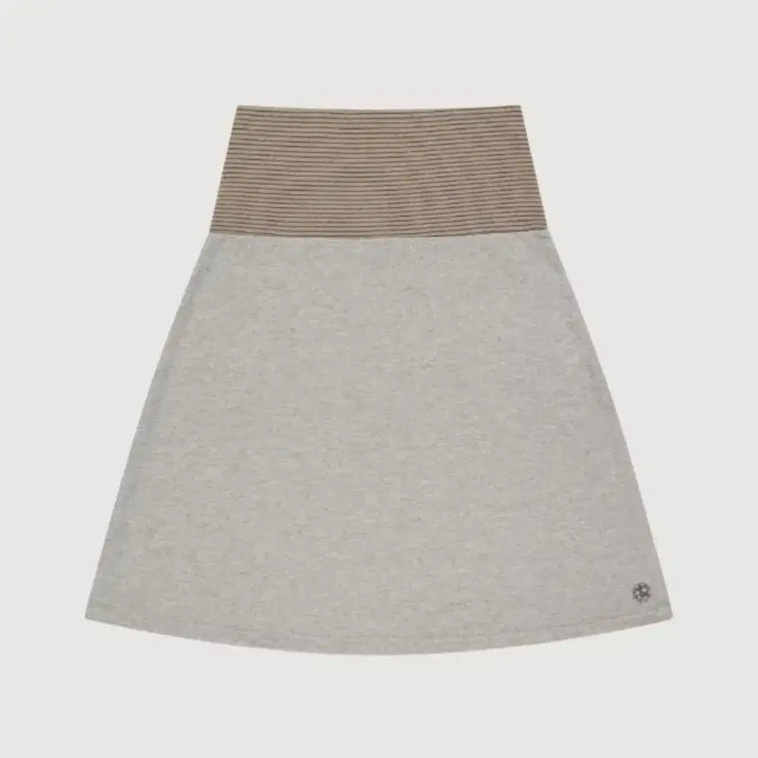 [BUNJANG] COYSEIO Stripe Skirt Melange Grey / [2] COYSEIO 038 스트라이프 스커트 멜란지 그레이