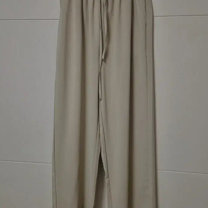 [BUNJANG] Beige Wide-Leg Pants / 베이지 와이드팬츠