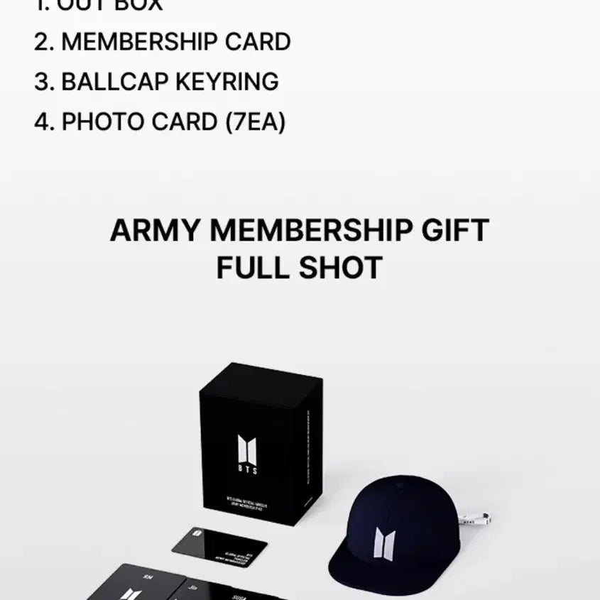 [SOLD OUT] BTS FANCLUB ARMY MEMBERSHIP KIT 방탄 아미 키트