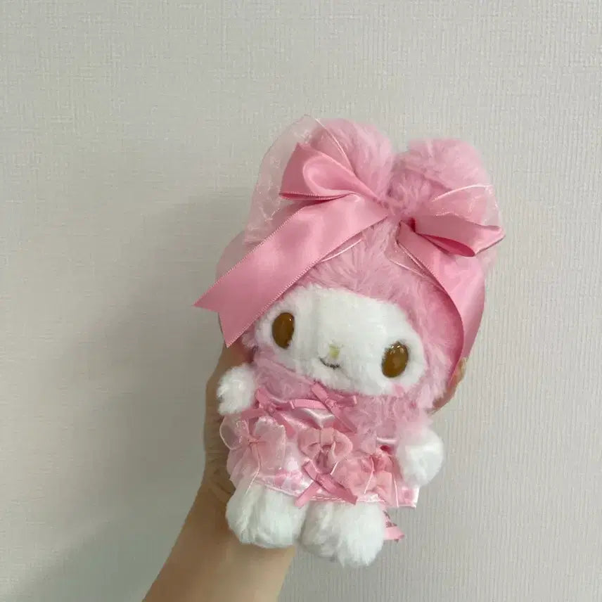 [BUNJANG] Sanrio My Melody Ribbon Princess Mascot Plush / (새상품) 산리오 리본공주 마이멜로디 마스코트 인형