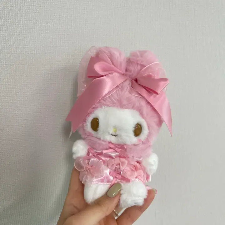 [BUNJANG] Sanrio My Melody Ribbon Princess Mascot Plush / (새상품) 산리오 리본공주 마이멜로디 마스코트 인형