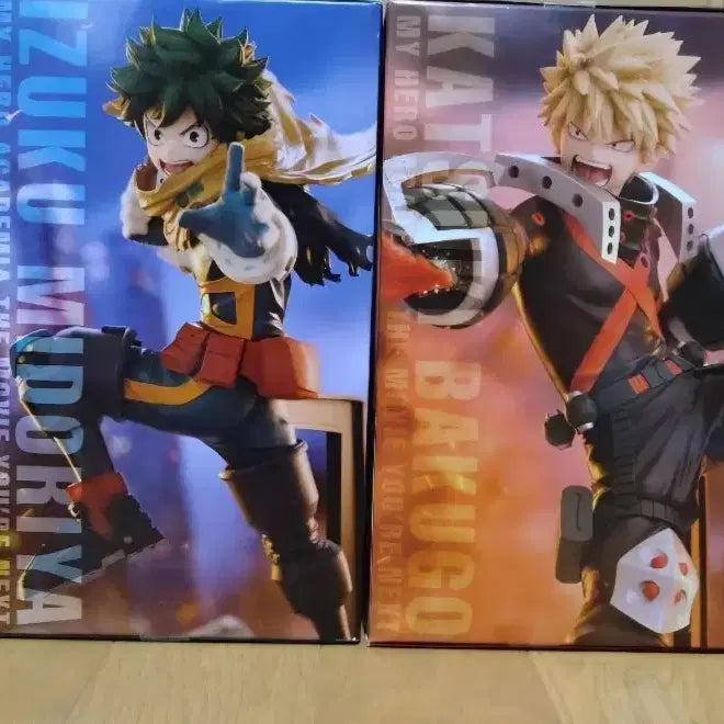 [BUNJANG] My Hero Academia Movie Deku/Bakugo Figure Bundle Set (Sealed) / 일괄,미개봉,현물)나히아 후류 trio try 바쿠고 미도리야