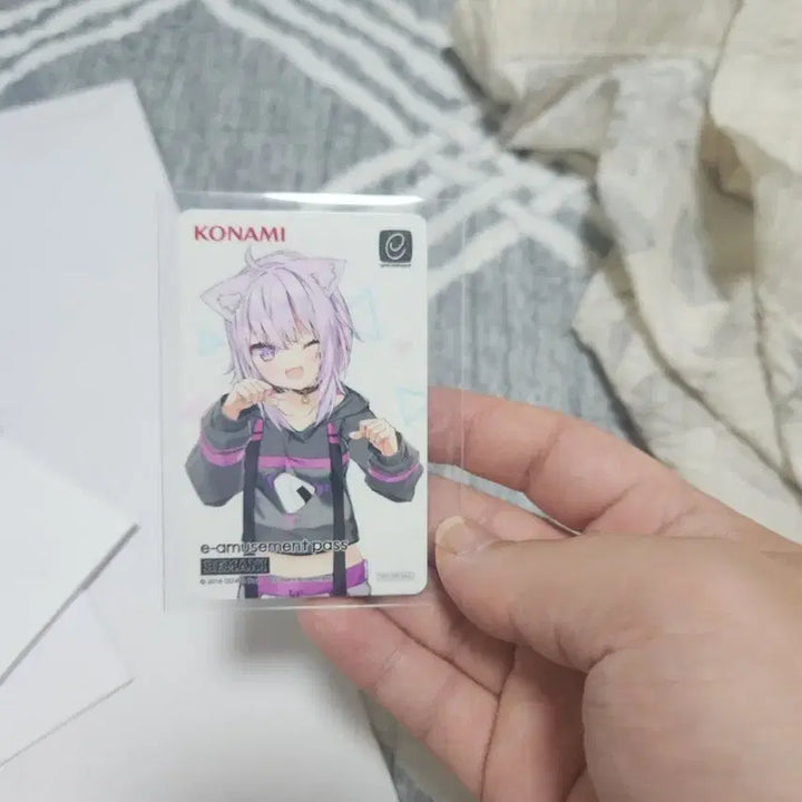 [BUNJANG] Hololive Nekoma-ta Okayu Earphone Card / 네코마타 오카유 이어뮤 카드