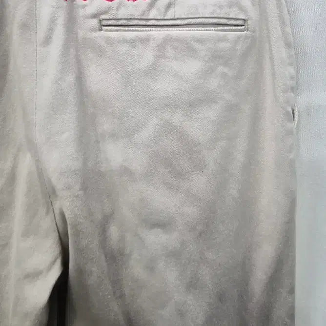 [BUNJANG] Gucci Embroidered Cotton Trousers Beige / 구찌 자수 면바지 베이지