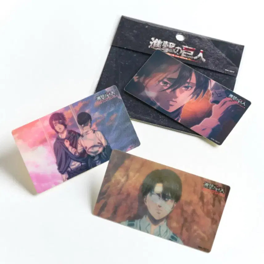 [BUNJANG] Canime Attack on Titan Eren Mikasa Lenticular Sticker / canime 진격의 거인 에렌 미카사 에렌미카 렌티큘러 스티커