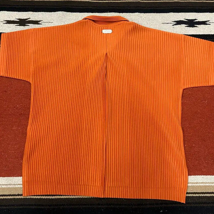 [BUNJANG] Volante Pleats Short Sleeve Shirt / 볼란테 플리츠 반팔셔츠