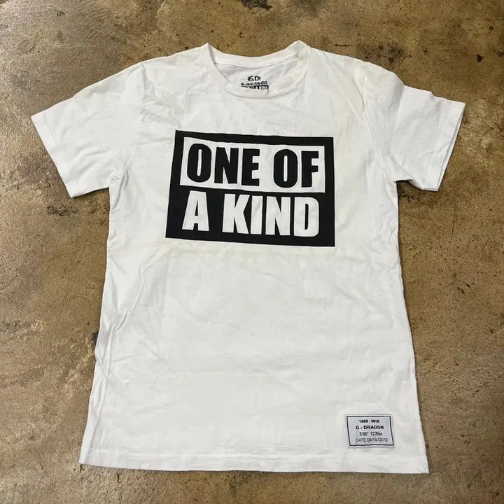 [BUNJANG] G-Dragon One Of A Kind White T-Shirt / [정품] 지드래곤 원옵카 화이트 반팔