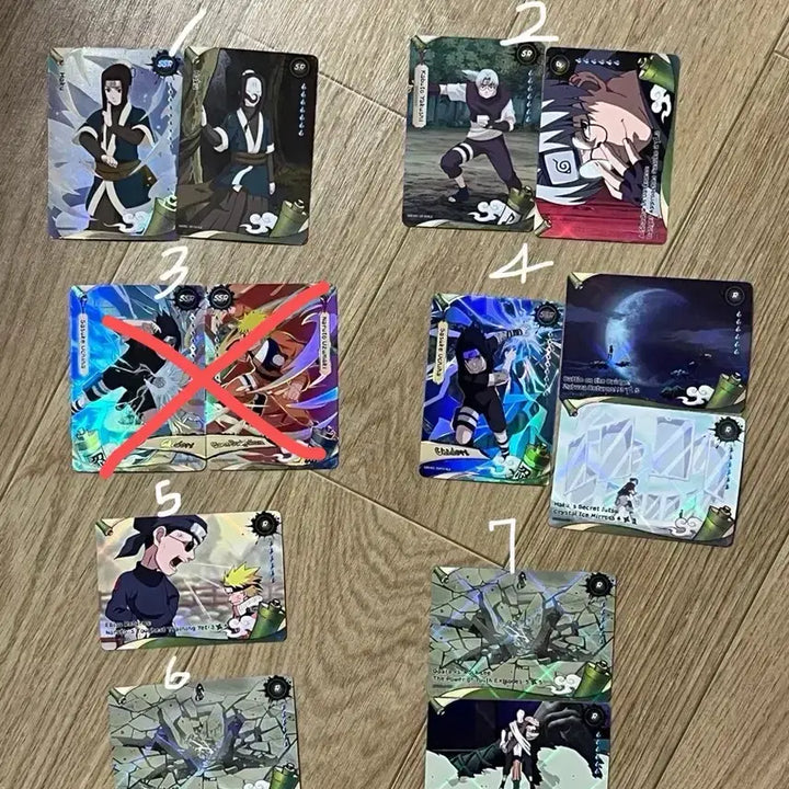 [BUNJANG] Naruto Card Set (Various Characters) / 나루토 카유 카드 하쿠 사스케 나루토 카부토 록리 가아라 교환SSR SR