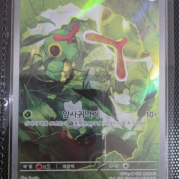 [BUNJANG] Pokemon 151 Caterpie AR 172/165 Trading Card / 포켓몬151 카드 캐터피 AR 172/165