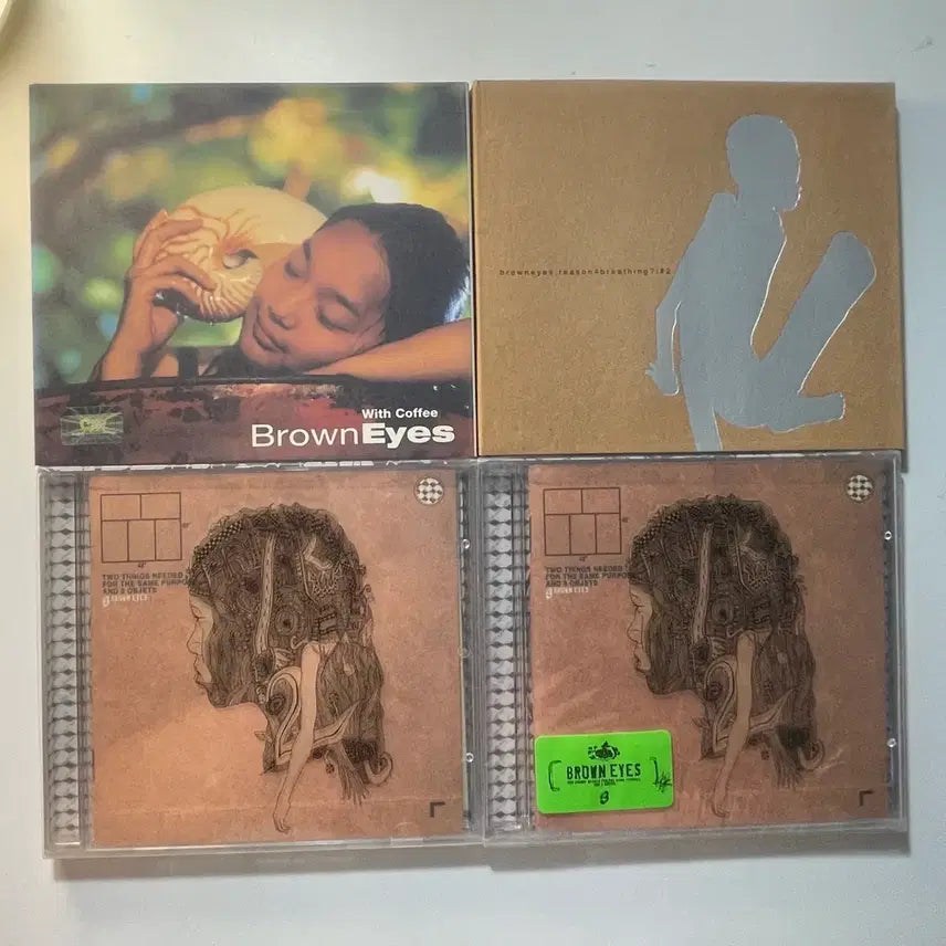 [SOLD OUT] 브라운아이즈 앨범 음반 CD 미개봉 총 4장 일괄 대형 포스터 2종 증정