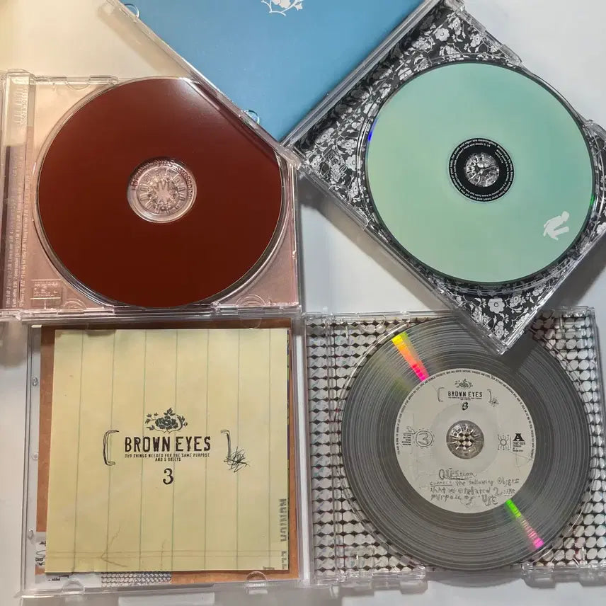 [SOLD OUT] 브라운아이즈 앨범 음반 CD 미개봉 총 4장 일괄 대형 포스터 2종 증정