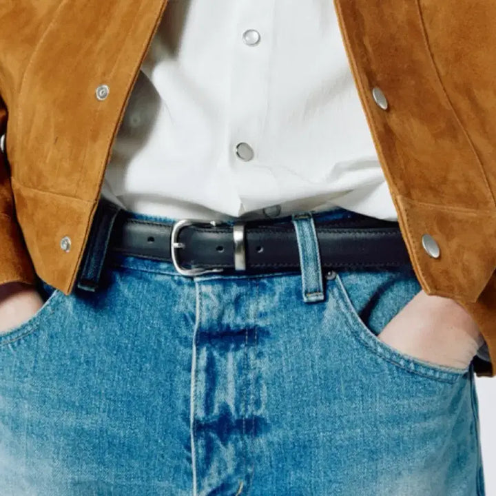 [BUNJANG] Savage 370 Leather Belt / 세비지 가죽 벨트