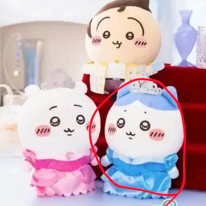 [BUNJANG] Chiikawa Parade Princess Hachiware Plush Doll / 먼작귀. 치이카와 퍼레이드 프린세스(공주) 하치와레 인형(누이)