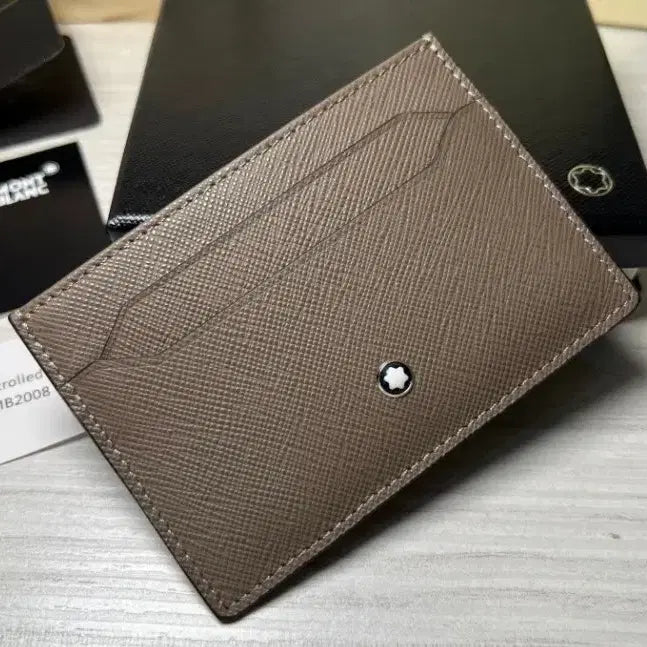 [BUNJANG] Montblanc Bi-fold Card Holder Beige / 몽블랑 카드지갑 베이지 새상품 풀박스