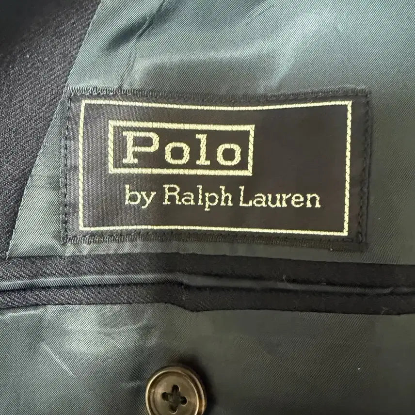 [BUNJANG] Polo Ralph Lauren Gold-Button Double-Breasted Blazer / 폴로 금장 더블 브레스티드 블레이저